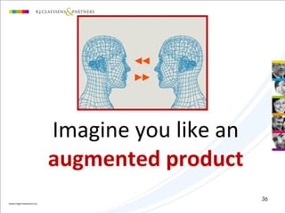 Imagine you like an
augmented product
36
 