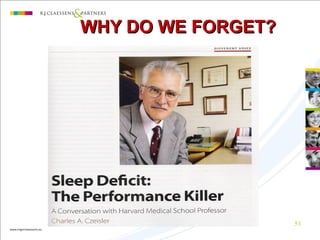 WHY DO WE FORGET?WHY DO WE FORGET?
53
 