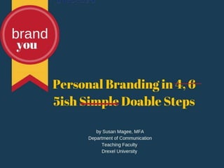 Personal Branding in 5 Doable Steps 
