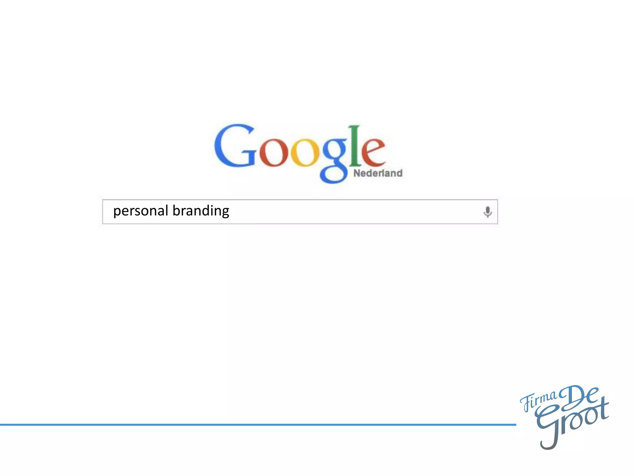 personal branding
 