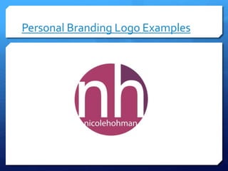 Personal Branding Logo Examples
 