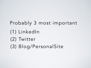{What are your 3 things}
Here is my 3 things —
Daniel Martin Katz
{ Scientist, Technologist, Law Professor }
An Exercise:
The 140 Character Version
Here is my 140 characters—
Prof. Daniel Martin Katz + Prof. Mike Bommarito
Helping Invent the Future of the Legal Industry =  
#Law+#STEM+#Design+#Entrepreneurship
 