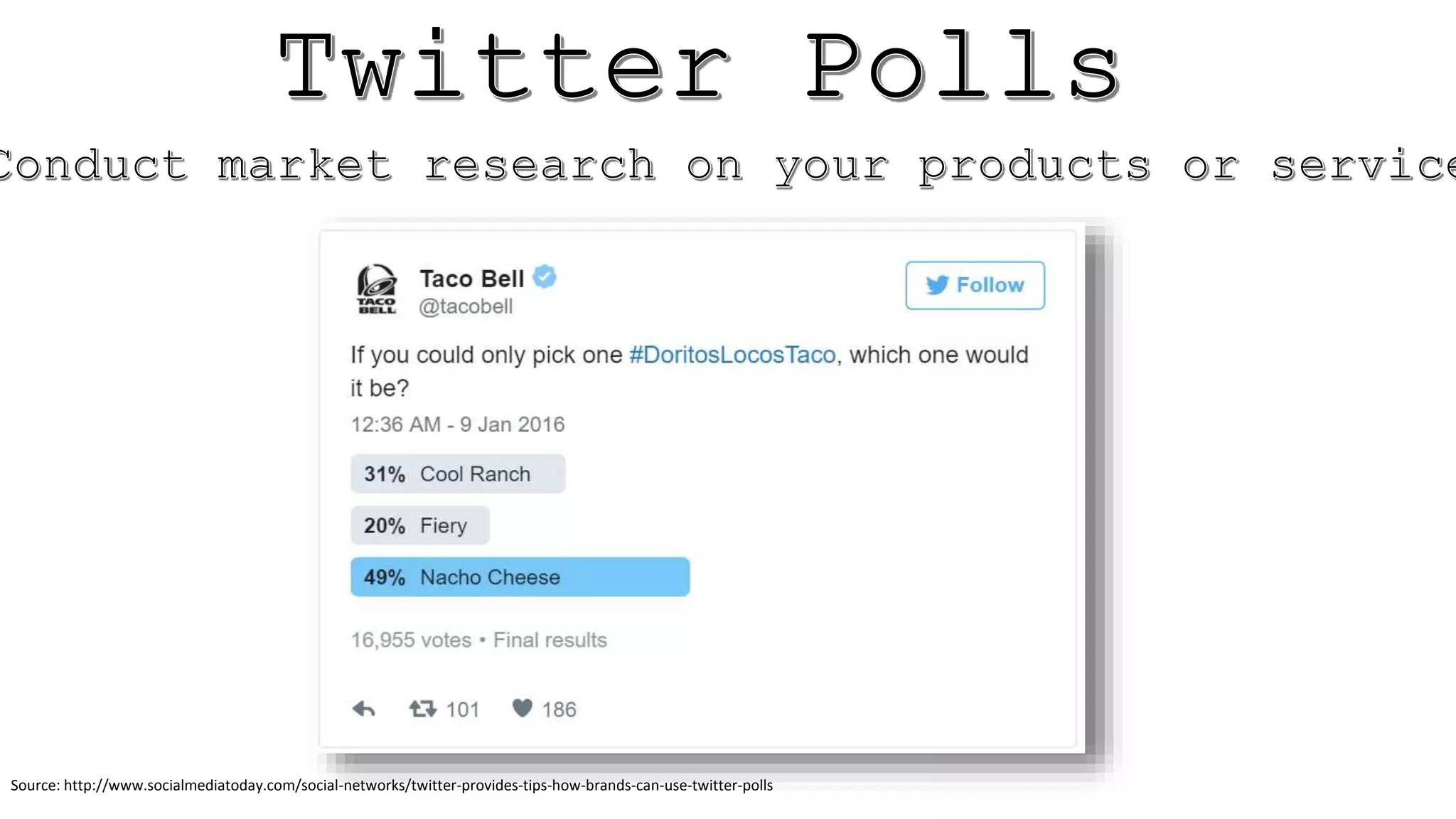 Source: http://www.socialmediatoday.com/social-networks/twitter-provides-tips-how-brands-can-use-twitter-polls
 