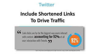 Twitter
Source: http://www.searchenginejournal.com/get-conversions-using-12-twitter-stats-infographic/125722/
 