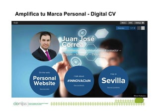 Amplifica tu Marca Personal - Digital CV

 