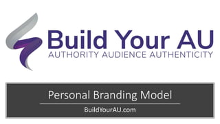 Personal Branding Model
BuildYourAU.com
 