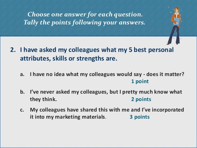Personal branding quiz