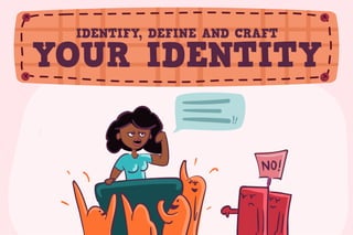 IDENTIFY, DEFINE AND CRAFT
YOUR IDENTITY
 