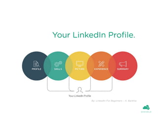 Your LinkedIn Pro?le.
By: LinkedIn For Beginners C A. Barkhia
 