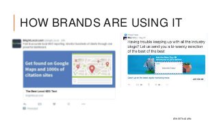 HOW BRANDS ARE USING IT
#TWEETNLEARN
 
