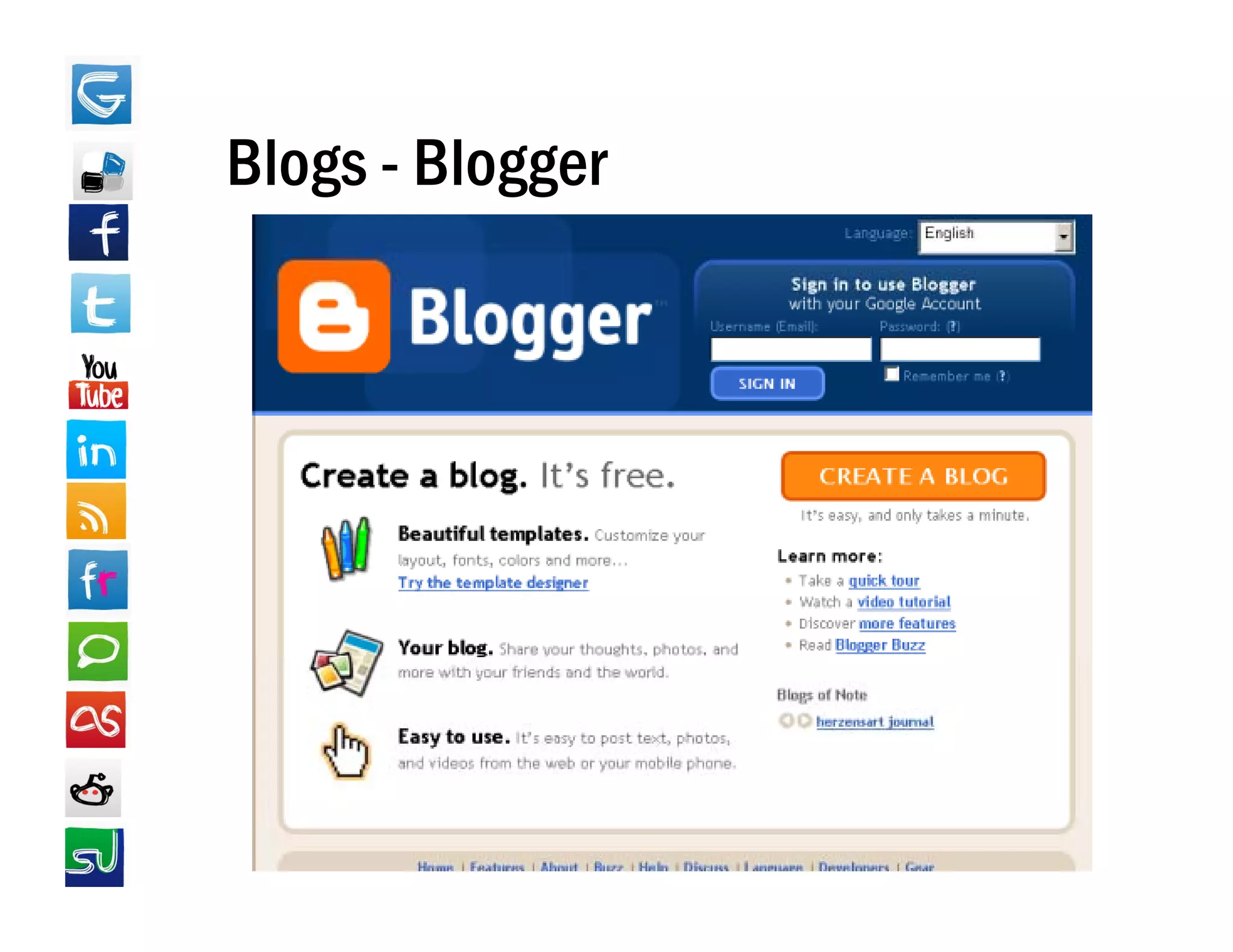 Blogs - Blogger
 