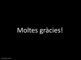 Moltes gràcies!


xaviroca.com
 