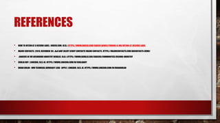 REFERENCES
• HOW TO INTERN AT A RECORD LABEL | INDEED.COM. (N.D.). HTTPS://WWW.INDEED.COM/CAREER-ADVICE/FINDING-A-JOB/INTERN-AT-RECORD-LABEL
• MAJOR CONTACTS. (2019, DECEMBER 10). A&R AND TALENT SCOUT CONTACTS. MAJOR CONTACTS. HTTPS://MAJORCONTACTS.COM/ARCONTACTS-DEMO/
• CAREERS IN THE RECORDING INDUSTRY. BERKLEE. (N.D.). HTTPS://WWW.BERKLEE.EDU/CAREERS/COMMUNITIES/RECORD-INDUSTRY
• SOULJA BOY | LINKEDIN. (N.D.-B). HTTPS://WWW.LINKEDIN.COM/IN/SOULJABOY
• BRIAN DOLAN - WW TECHNICAL ADVOCACY LEAD - APPLE | LINKEDIN. (N.D.-A). HTTPS://WWW.LINKEDIN.COM/IN/BRIANDOLAN
 