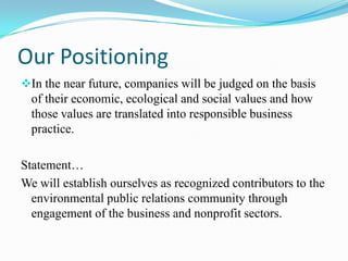 Weakness: We currently have little presence online