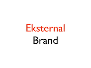 Eksternal
 Brand
 