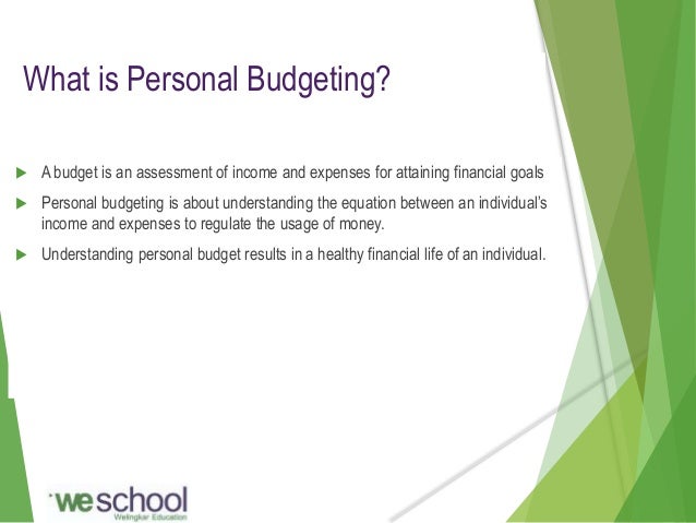 personal budgeting