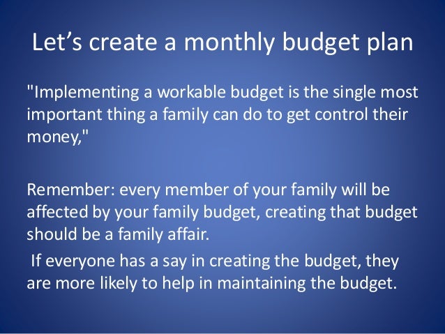 personal budgeting training personal budgeting plan
