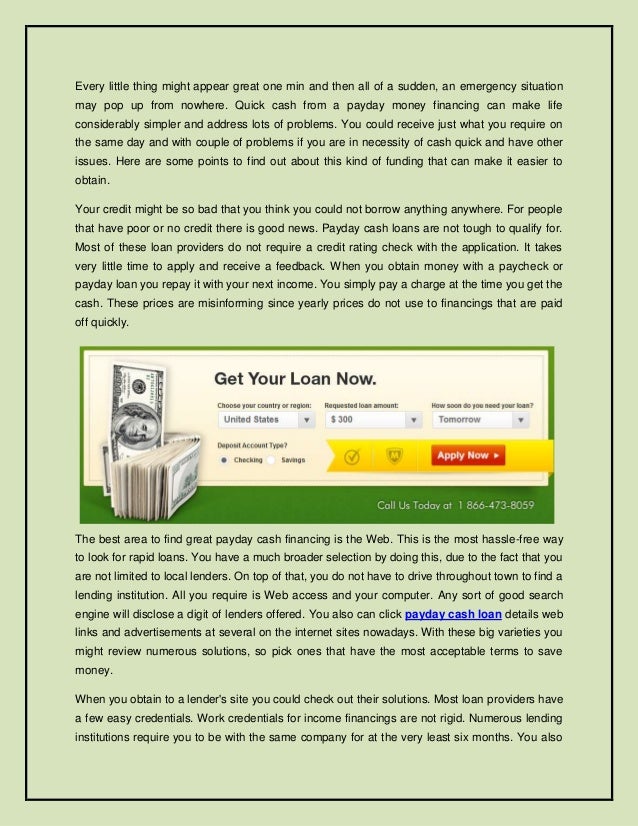 Personal cash advance speedy secrets for online cash advance