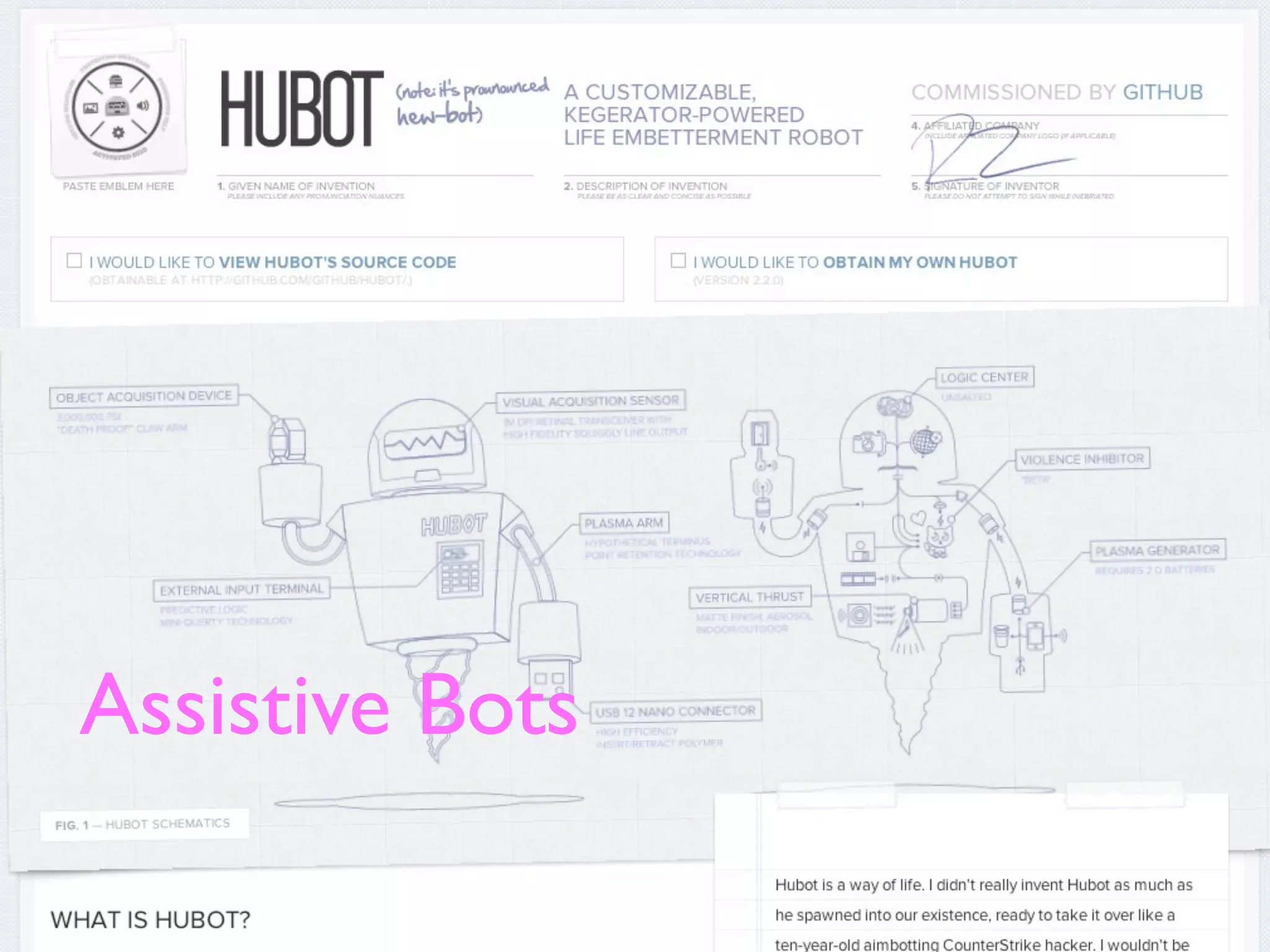 Assistive Bots
 