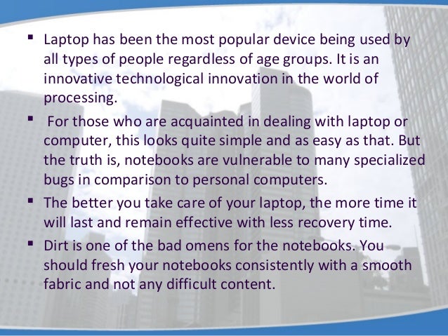 laptop maintenance checklist