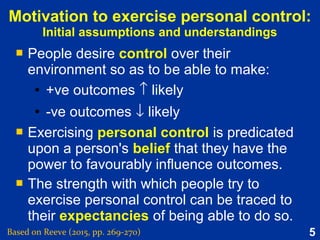 Personal control beliefs | ODP