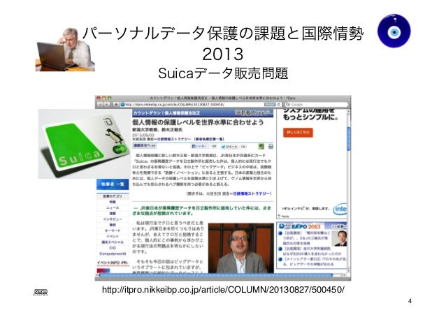 パーソナルデータ保護の課題と国際情勢2013
