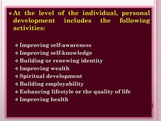 Personal development | PPTX