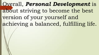 Personal Development Pptx
