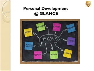 Personal Development
@ GLANCE

 