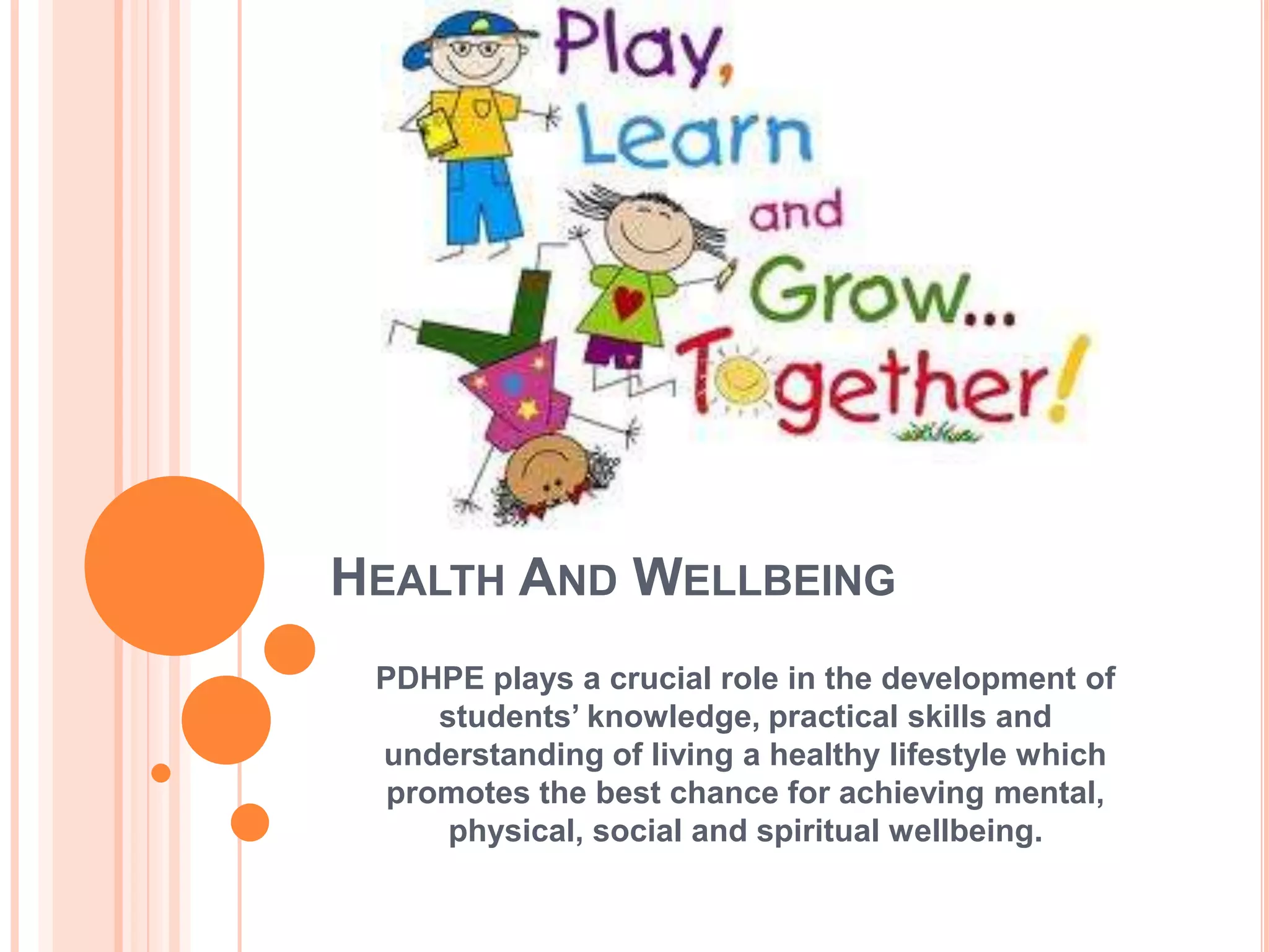 Personal development health and physical exercise | PPTX