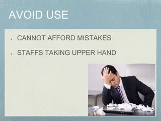 CANNOT AFFORD MISTAKES
STAFFS TAKING UPPER HAND
 