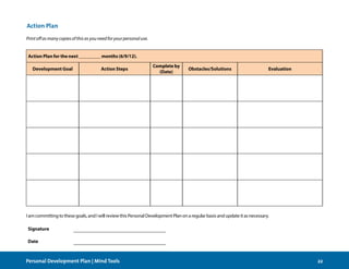 Personal developmentplanning | PDF