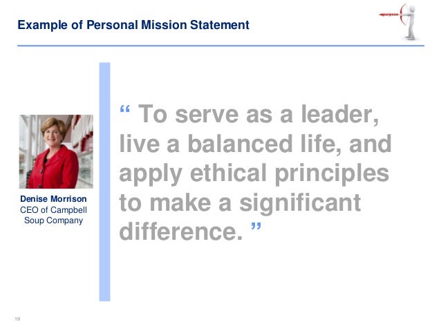 personal leadership vision statement examples