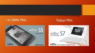 • In 2009s PDA:

Todays PDA:

 