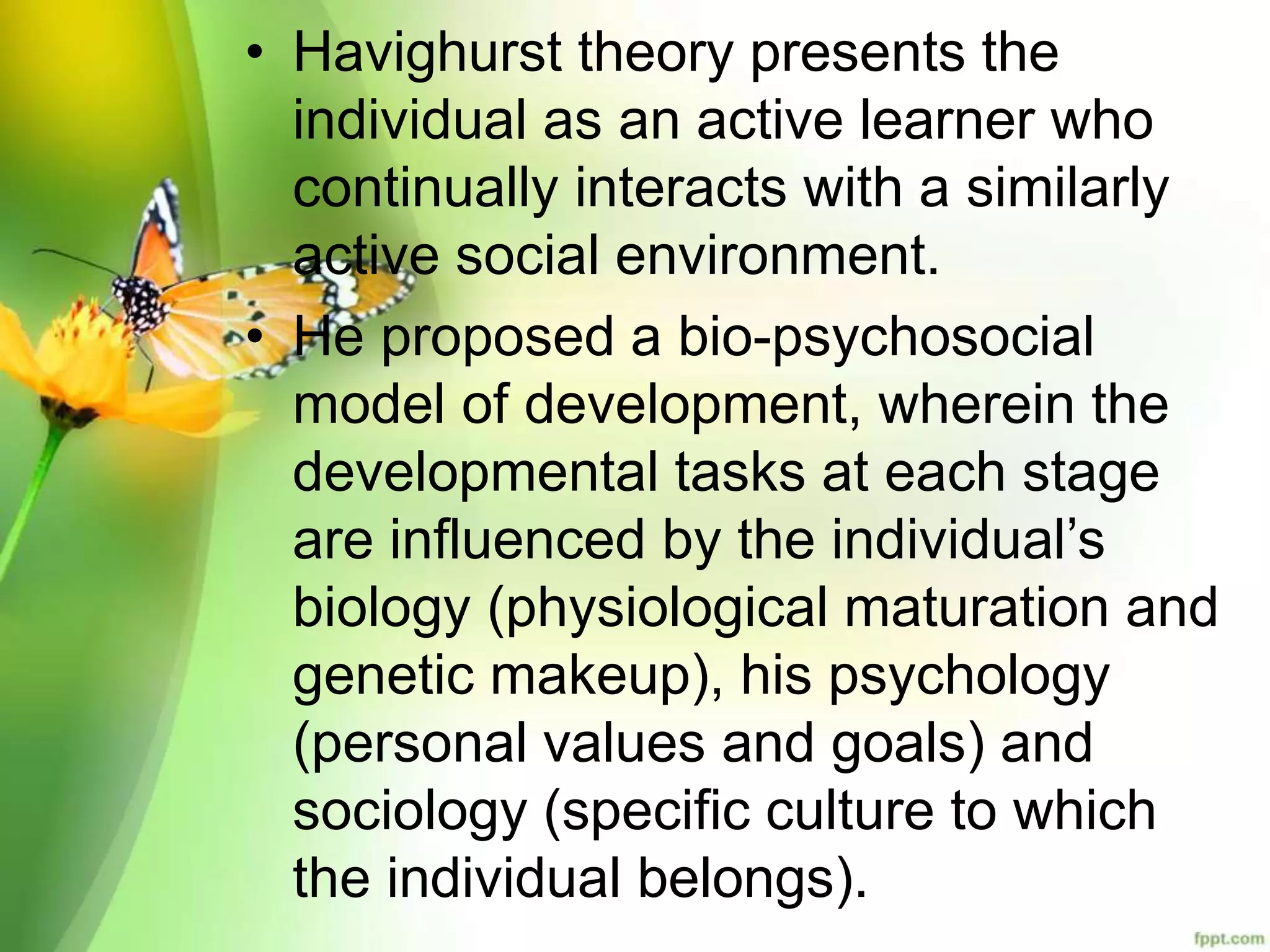 Personal development: human developmental stages | PPTX
