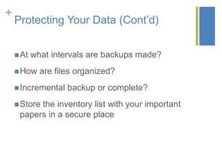 Personal Digital Archiving | PPTX