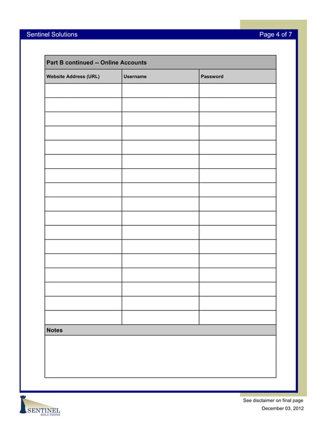 Personal Document Locator