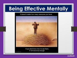 Being Effective Mentally

mnRAJU

 