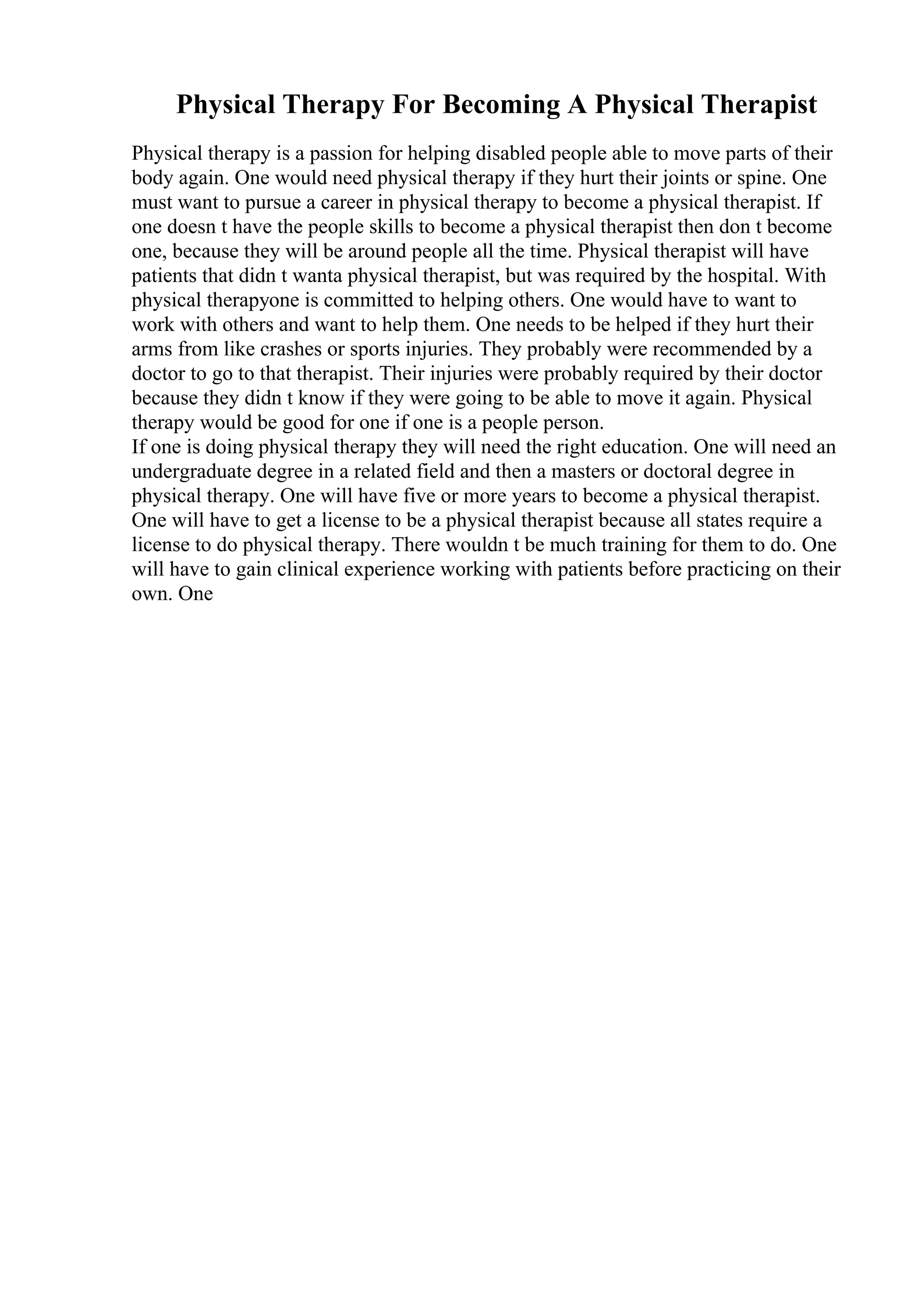Personal Essay Examples | PDF