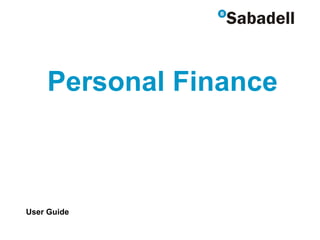 Personal Finance User Guide 