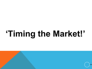 ‘Timing the Market!’
208
 