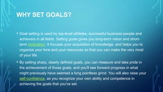 Personal goal setting | PPTX