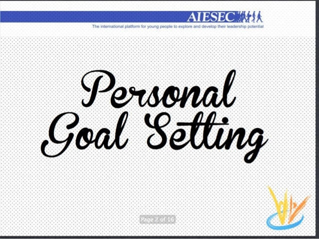 personal goal