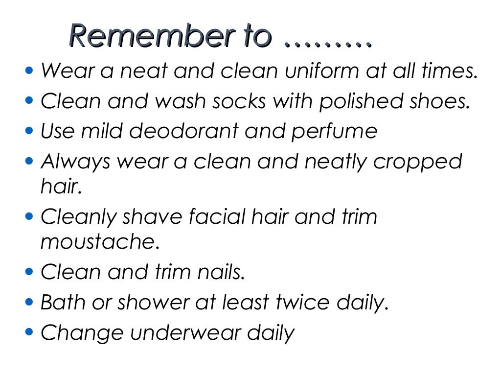 Personal grooming for Christian men