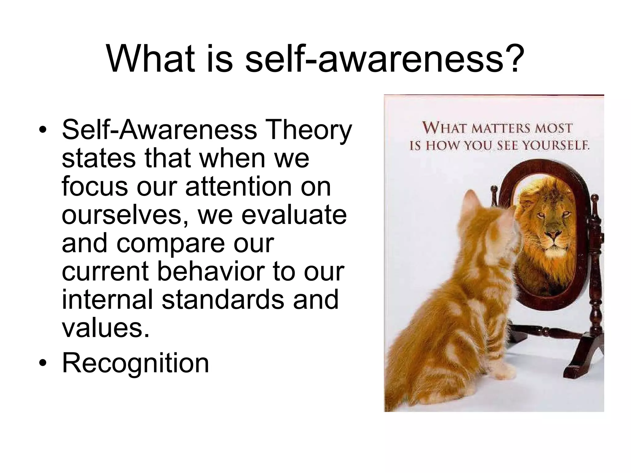 self awareness and self esteem | PPT