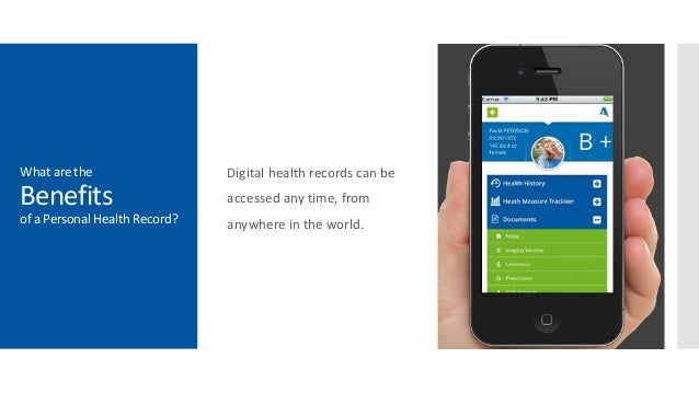 what is personal health records