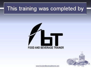 Health and Safety - Personal Hygiene & Grooming 