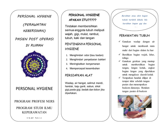 Personal hygiene leaflet | PPT