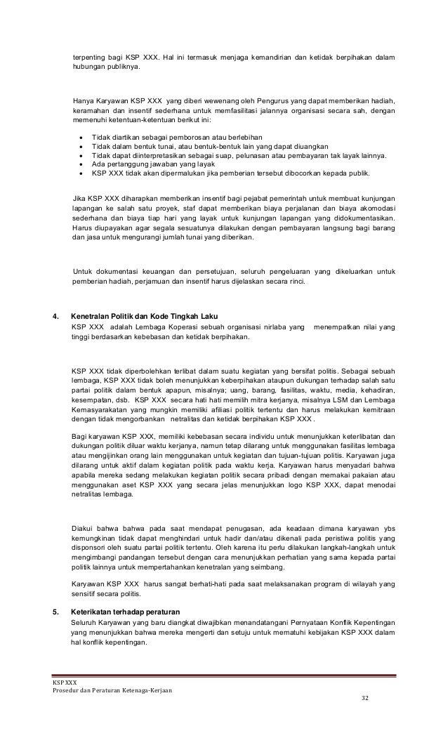 Contoh Surat Pelantikan Pengawas Koperasi