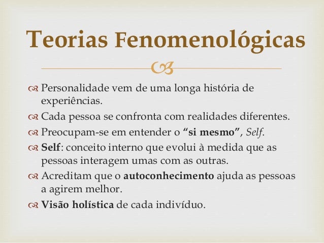 Personalidade Teorias e Testes